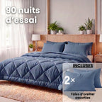 90 nuits d’essai et deux taies assorties