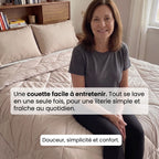 Une couette facile à entretenir