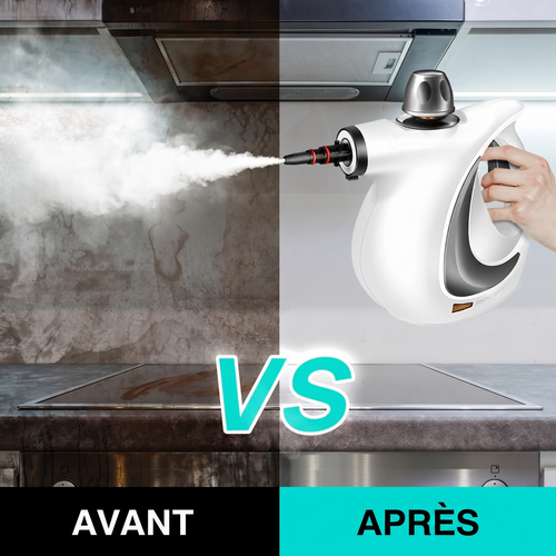 Nettoyage vapeur avant et après